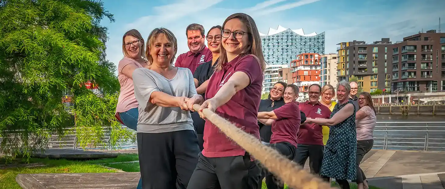 Team eines Kunden – sichtbar auf der neuen Website